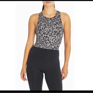 Balance Collection Mia Crop Tank Top Storm Front Leopard Oil Medium (8-10)